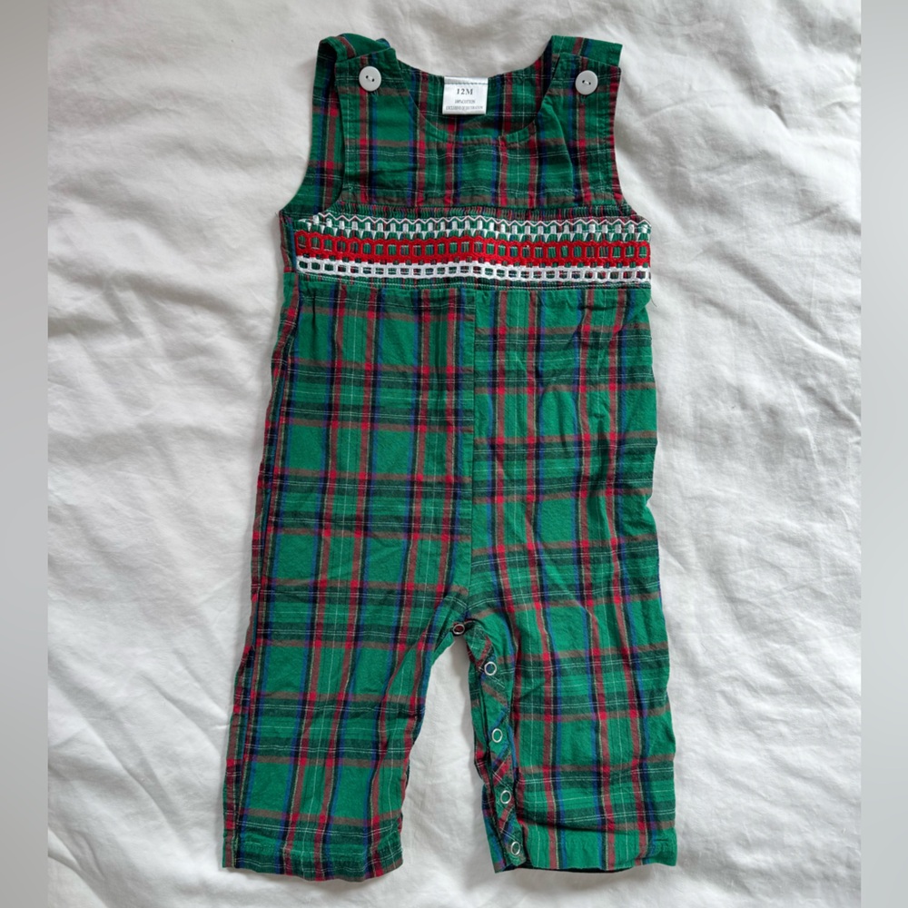 Holiday Romper Baby Boy